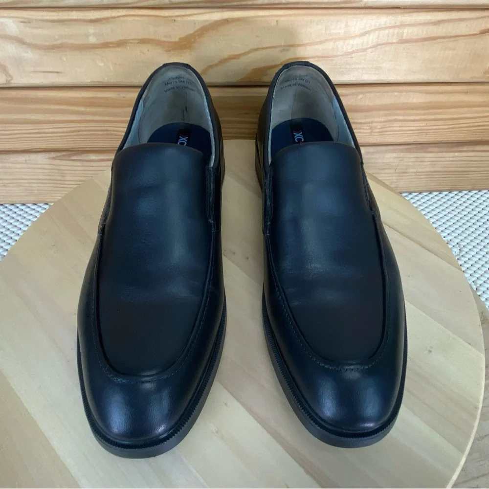 JOHNSTON & MURPHY MADDOX XC4 Men’s 9 US Slip-on WP Loafers Black Leather Shoes
